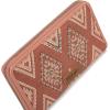 image:imageMontana West X Wrangler Western Wristlet Wallet for Women Aztec Studded Wallet Large Capacity Clutch Wallets with ID WindowDenim Pink