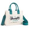 image:imageMontana West Wrangler Tote Bag for Women Retro Canvas Top Handle Purses and HandbagsTurquoise