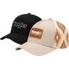 image:imageMontana West X Wrangler Baseball Cap 2Piece Set Structured Breathable Trucker Hat with 7Panel AdjustableTan and Black