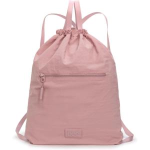 image:imageLee Drawstring Backpack Bag Lightweight Small Gym Swim Beach Bag Water Resistant Sports Sackpack for Men Women LEE48002DGYDark Pink