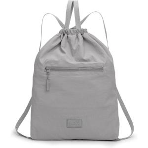 image:imageLee Drawstring Backpack Bag Lightweight Small Gym Swim Beach Bag Water Resistant Sports Sackpack for Men Women LEE48002DGYGray