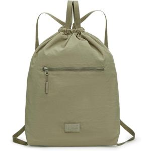 image:imageLee Drawstring Backpack Bag Lightweight Small Gym Swim Beach Bag Water Resistant Sports Sackpack for Men Women LEE48002DGYGreen