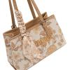 image:imageWrangler Floral Whisper Satchel Bags for Women Vintage Embroidered Purse with Shoulder StrapGolden