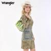 image:imageWrangler Floral Whisper Satchel Bags for Women Vintage Embroidered Purse with Shoulder StrapGreen