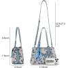 image:imageWrangler Floral Whisper Satchel Bags for Women Vintage Embroidered Purse with Shoulder StrapJean