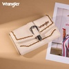 image:imageMontana West Wrangler Wallets for Women Western Buckle RFID Blocking Wallet Credit Card HolderBeige