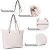 image:imageMontana West Tote Bag for Women Chain Tophandle HandbagsBeige