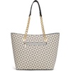 image:imageMontana West Tote Bag for Women Chain Tophandle HandbagsBeige Monogram