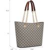 image:imageMontana West Tote Bag for Women Chain Tophandle HandbagsBrown Lucky Clover