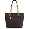 image:imageMontana West Tote Bag for Women Chain Tophandle HandbagsCoffeeBrown