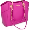 image:imageMontana West Tote Bag for Women Chain Tophandle HandbagsM Deep Rose Red