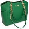 image:imageMontana West Tote Bag for Women Chain Tophandle HandbagsM Green