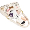 image:imageWrangler Vintage Floral Print Hobo Bag Braided Handle Shoulder Bag for WomenBeige