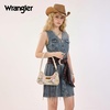 image:imageWrangler Vintage Floral Print Hobo Bag Braided Handle Shoulder Bag for WomenBeige
