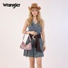 image:imageWrangler Vintage Floral Print Hobo Bag Braided Handle Shoulder Bag for WomenPurple