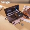 image:imageX Wrangler Womens Wallets Bifold Wristlet Wallets for Women Large Capacity Credit Card Wallet with ID WindowCoffee