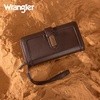 image:imageX Wrangler Womens Wallets Bifold Wristlet Wallets for Women Large Capacity Credit Card Wallet with ID WindowCoffee