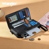image:imageX Wrangler Womens Wallets Bifold Wristlet Wallets for Women Large Capacity Credit Card Wallet with ID WindowFloralblack