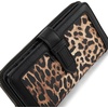 image:imageX Wrangler Womens Wallets Bifold Wristlet Wallets for Women Large Capacity Credit Card Wallet with ID WindowLeopard Black