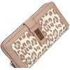 image:imageX Wrangler Womens Wallets Bifold Wristlet Wallets for Women Large Capacity Credit Card Wallet with ID WindowLeopard Khaki