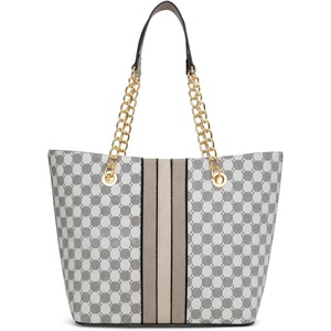 image:imageMontana West Tote Bag for Women Chain Tophandle HandbagsBeigeGrey