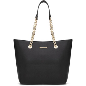image:imageMontana West Tote Bag for Women Chain Tophandle HandbagsBlack