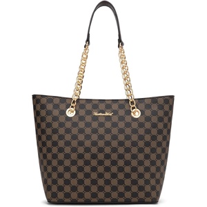 image:imageMontana West Tote Bag for Women Chain Tophandle HandbagsCoffee