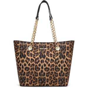 image:imageMontana West Tote Bag for Women Chain Tophandle HandbagsLeopard