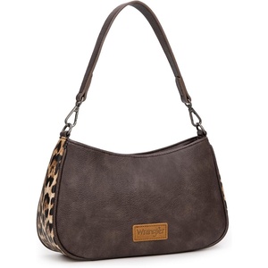 image:imageWrangler Western Shoulder Bag for Women Small Purse Aztec Hobo Bag HandBag with Detachable StrapCoffee