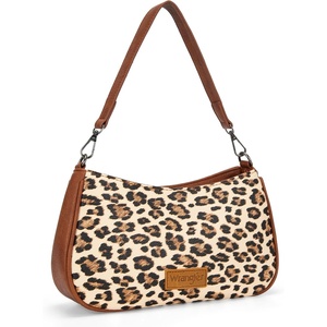 image:imageWrangler Western Shoulder Bag for Women Small Purse Aztec Hobo Bag HandBag with Detachable StrapLeopardbrownnew