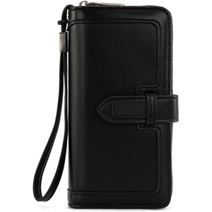 image:imageX Wrangler Womens Wallets Bifold Wristlet Wallets for Women Large Capacity Credit Card Wallet with ID WindowBlack