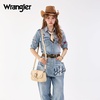 image:imageWrangler Shoulder Bag for Women Western Leopard Hobo Purse Small Underarm Handbag with Buckle Studs amp Crossbody StrapTan