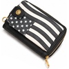 image:imageMontana West American Flag Phone Purse for Women Patriotic Crossbody Bag American Pride Cellphone Purse With Removable StrapBlack