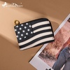 image:imageMontana West Vintage American Flag Wallet for MenampWomen American Pride Purse for Patriotic DayBlack