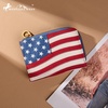 image:imageMontana West Vintage American Flag Wallet for MenampWomen American Pride Purse for Patriotic DayRed