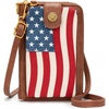 image:imageMontana West American Flag Phone Purse for Women Patriotic Crossbody Bag American Pride Cellphone Purse With Removable StrapRed