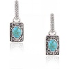 image:imageWrangler Couture Turquoise Jewelry for Women Turquoise Earrings for Women Western Jewelry Western Country EarringsSilverTurquoise