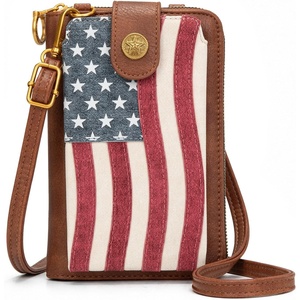 image:imageMontana West American Flag Phone Purse for Women Patriotic Crossbody Bag American Pride Cellphone Purse With Removable StrapJean