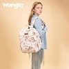 image:imageMontana West Wrangler Diaper Bag Backpack Aztec Callie Bag Travel Backpack Purses Western MultiFunction Baby Bags for Mom3pcs Light Pink