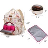 image:imageMontana West Wrangler Diaper Bag Backpack Aztec Callie Bag Travel Backpack Purses Western MultiFunction Baby Bags for Mom3pcs Light Pink