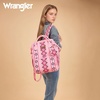 image:imageMontana West Wrangler Diaper Bag Backpack Aztec Callie Bag Travel Backpack Purses Western MultiFunction Baby Bags for Mom3pcs Pink