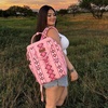 image:imageMontana West Wrangler Diaper Bag Backpack Aztec Callie Bag Travel Backpack Purses Western MultiFunction Baby Bags for Mom3pcs Pink