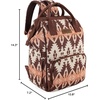 image:imageMontana West Wrangler Diaper Bag Backpack Aztec Callie Bag Travel Backpack Purses Western MultiFunction Baby Bags for MomBrown