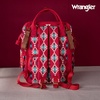 image:imageMontana West Wrangler Diaper Bag Backpack Aztec Callie Bag Travel Backpack Purses Western MultiFunction Baby Bags for MomBurgundy