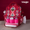 image:imageMontana West Wrangler Diaper Bag Backpack Aztec Callie Bag Travel Backpack Purses Western MultiFunction Baby Bags for MomBurgundy