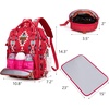 image:imageMontana West Wrangler Diaper Bag Backpack Aztec Callie Bag Travel Backpack Purses Western MultiFunction Baby Bags for MomBurgundy