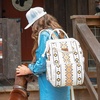 image:imageMontana West Wrangler Diaper Bag Backpack Aztec Callie Bag Travel Backpack Purses Western MultiFunction Baby Bags for MomTan