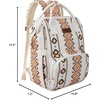 image:imageMontana West Wrangler Diaper Bag Backpack Aztec Callie Bag Travel Backpack Purses Western MultiFunction Baby Bags for MomTan