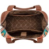 image:imageWrangler Duffel Bag for Women Large Travel Weekender Bag Designer Cactus Print Carry On BagsCanvas CottonAztec Beige