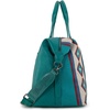 image:imageWrangler Duffel Bag for Women Large Travel Weekender Bag Designer Cactus Print Carry On BagsCanvas CottonAztec Turquoise